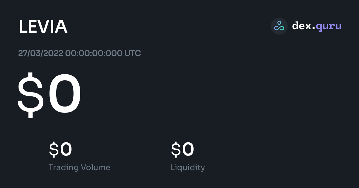 levia crypto price