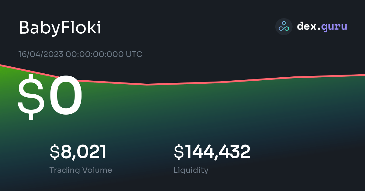 baby floki crypto price