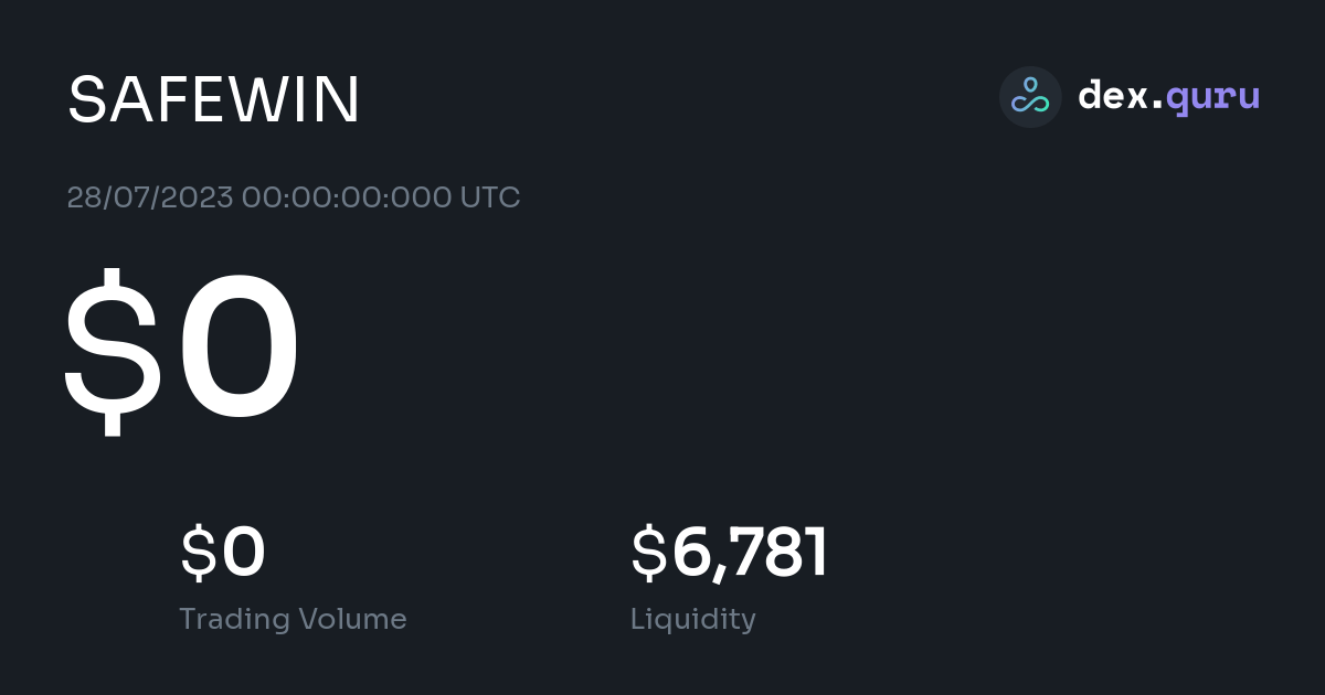 safewin crypto price