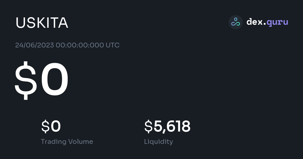 uskita crypto price